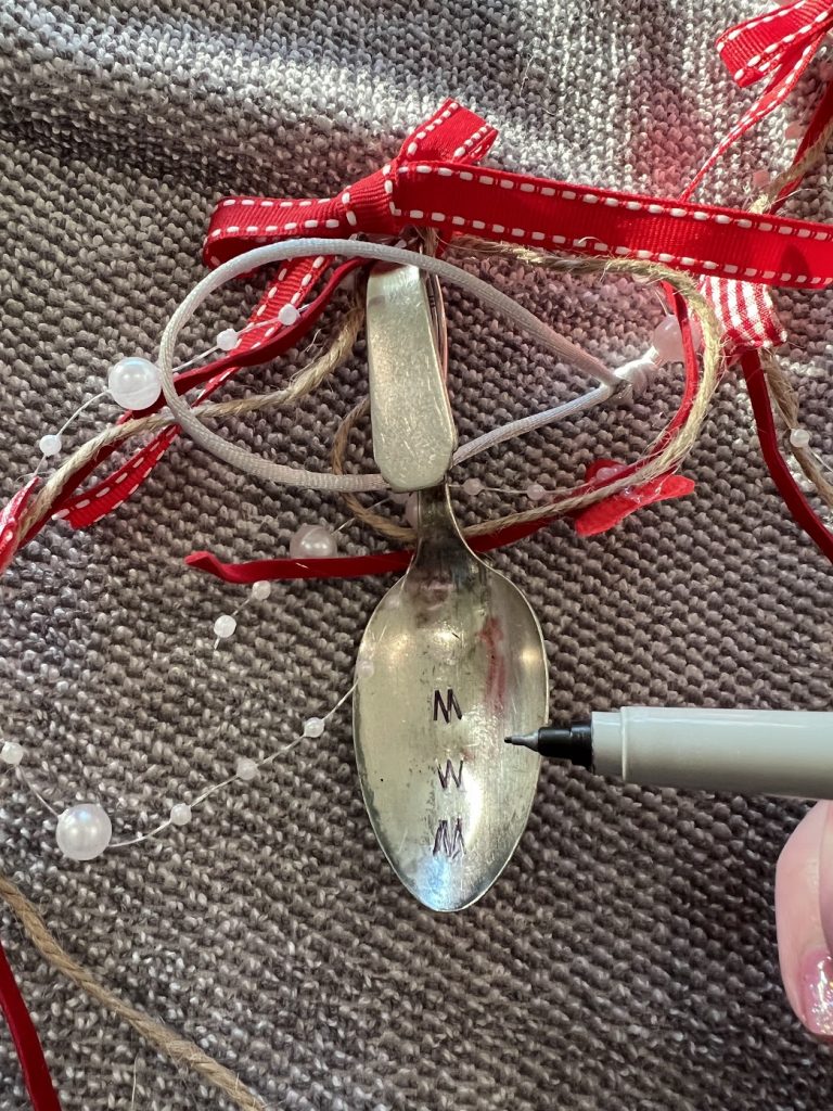 Silver Spoon Ornament [DIY Metal Stamping]