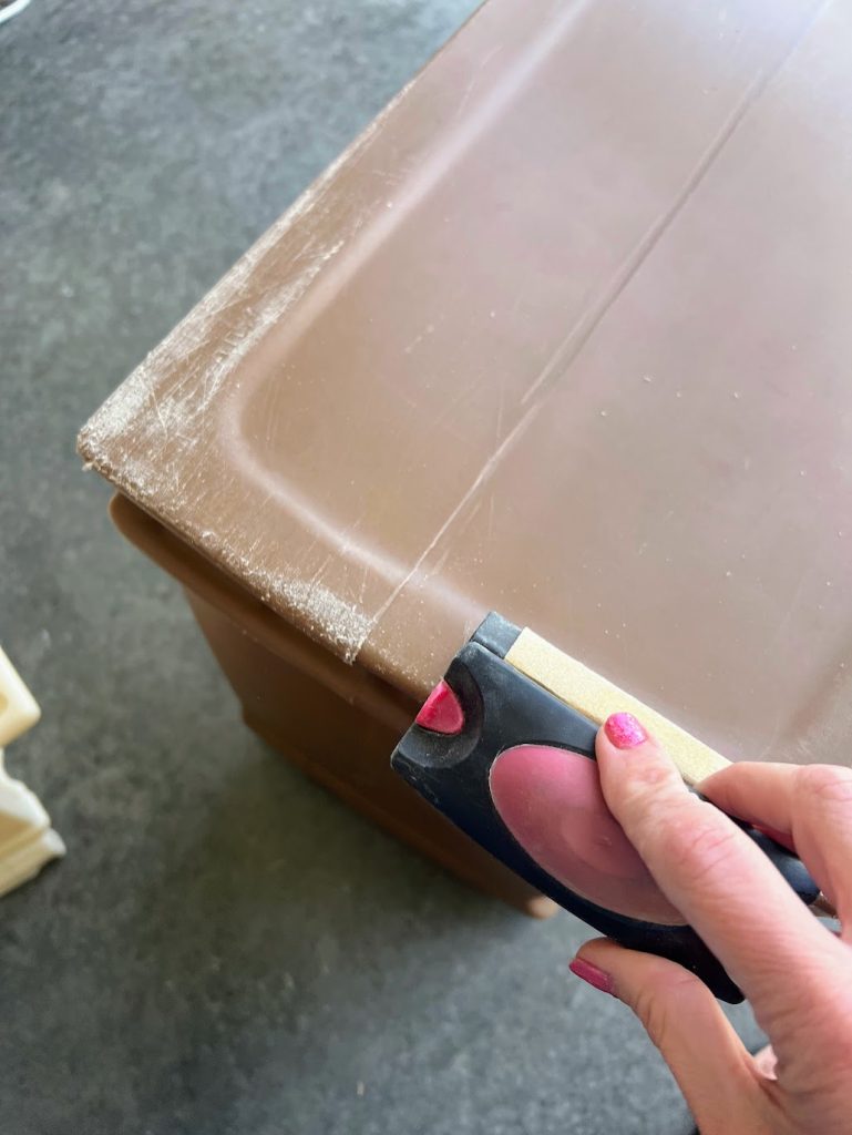 play kitchen makeover