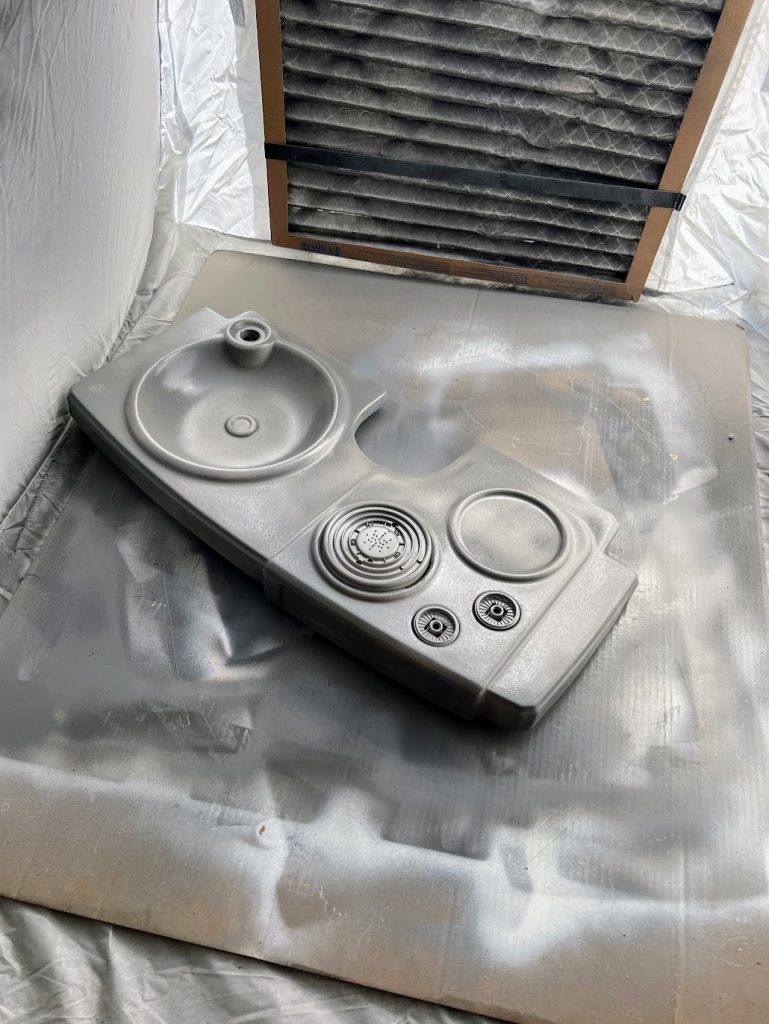 DIY Step 2 Play Kitchen Makeover with Spray Paint