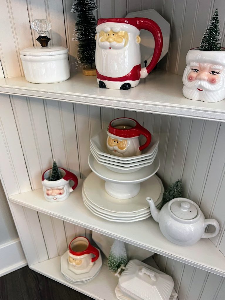 Vintage Santa Mugs