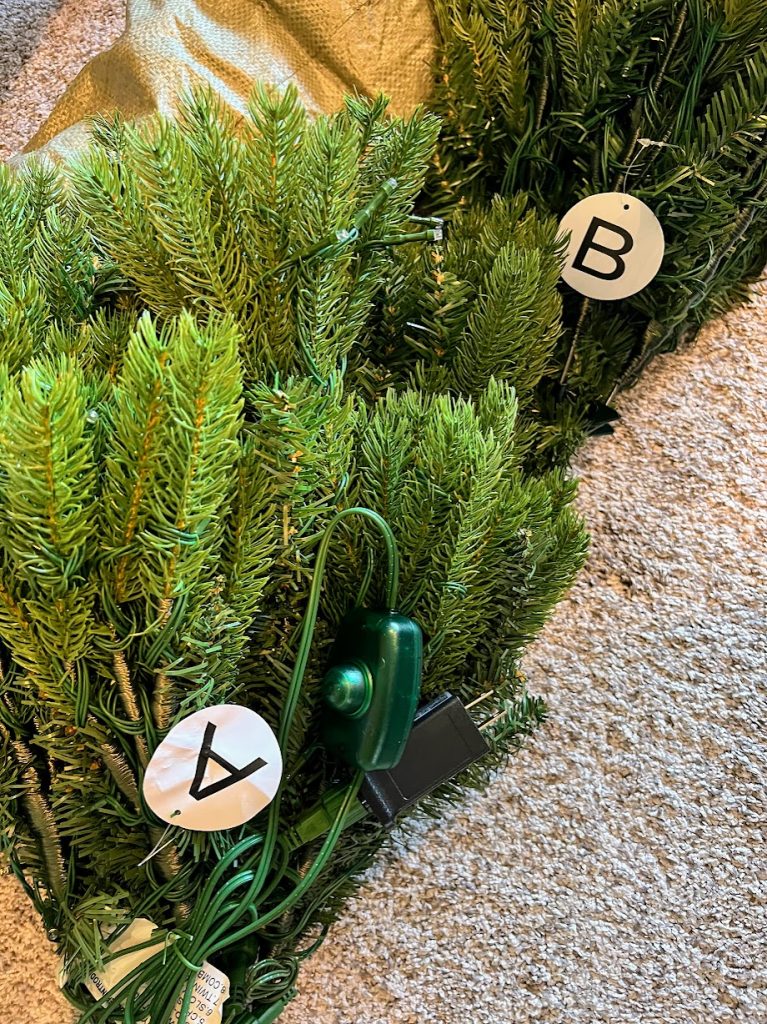 Primary Bedroom Christmas Decor with King of Christmas