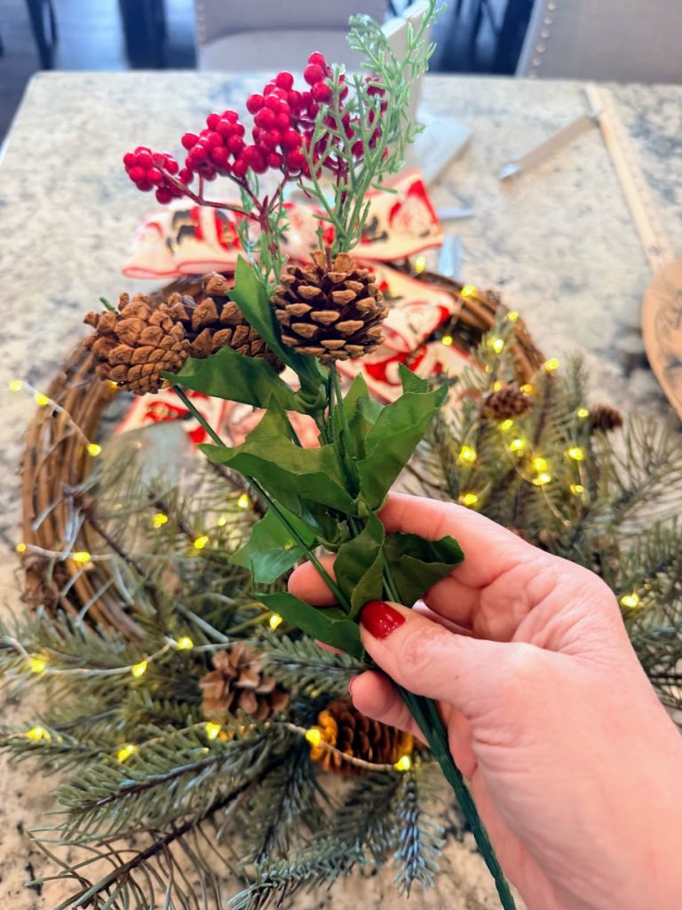 DIY Santa Wreath
