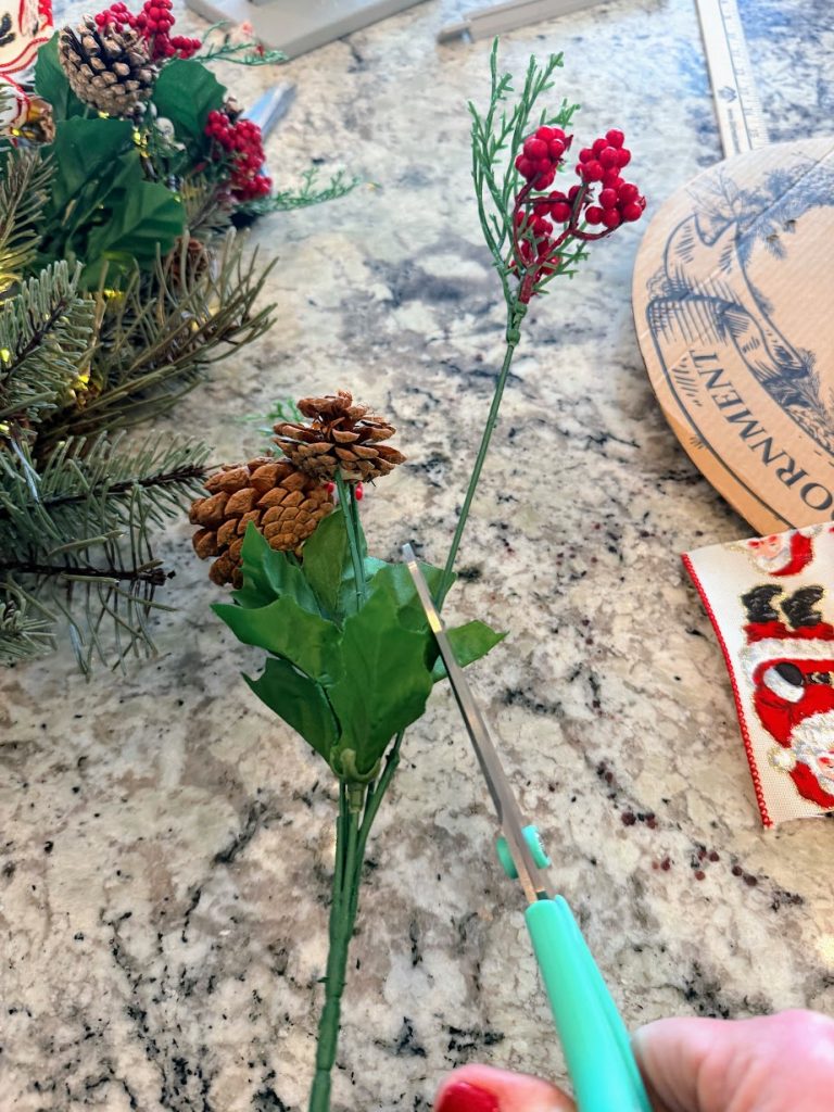 DIY Santa Wreath