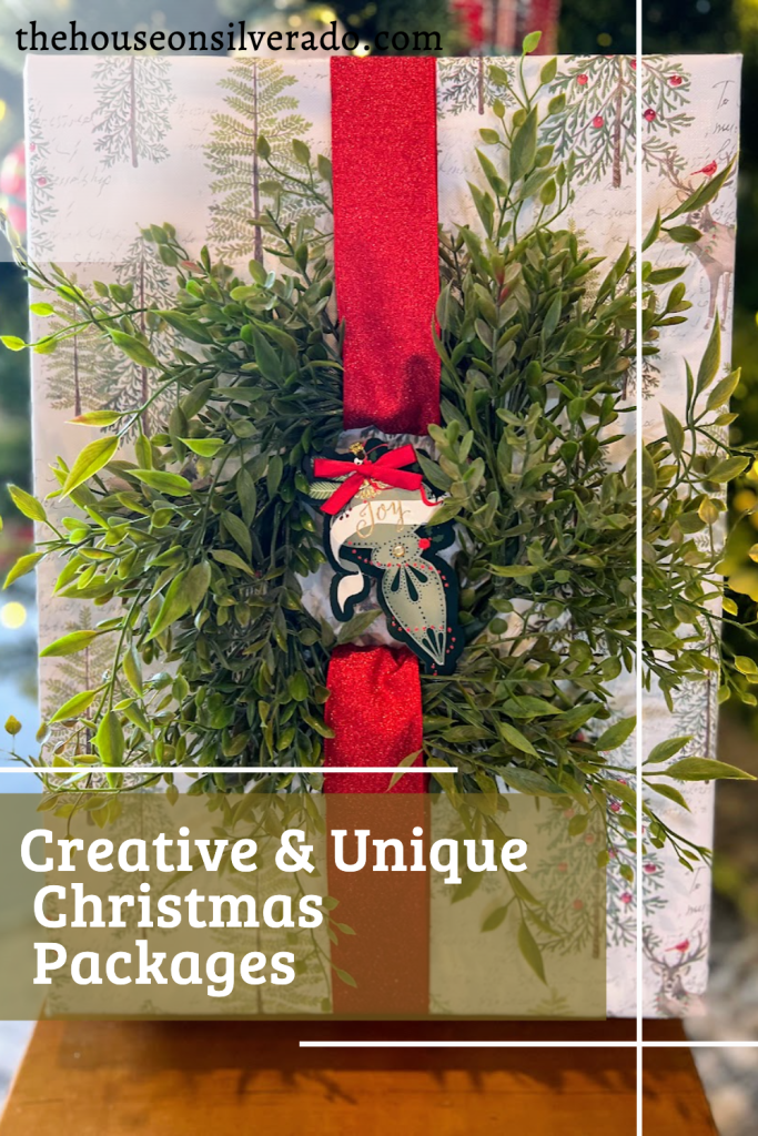 gift wrap wreath